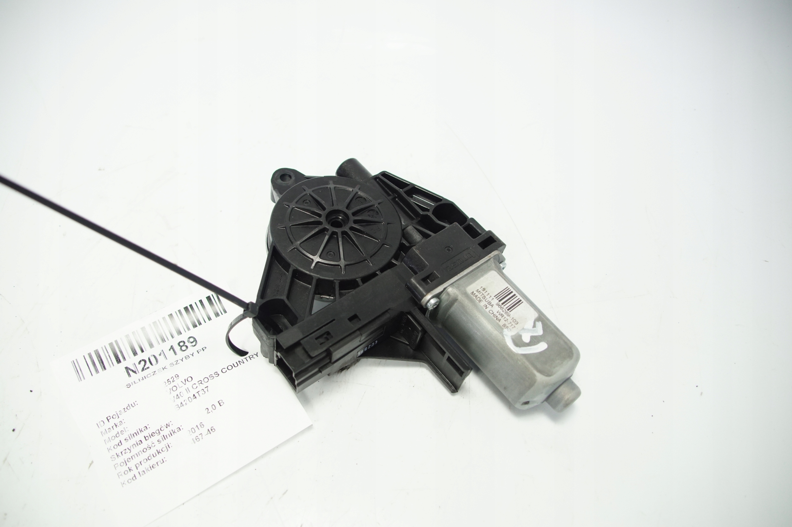 mini motor windows right front 966269-103 VOLVO V40 II