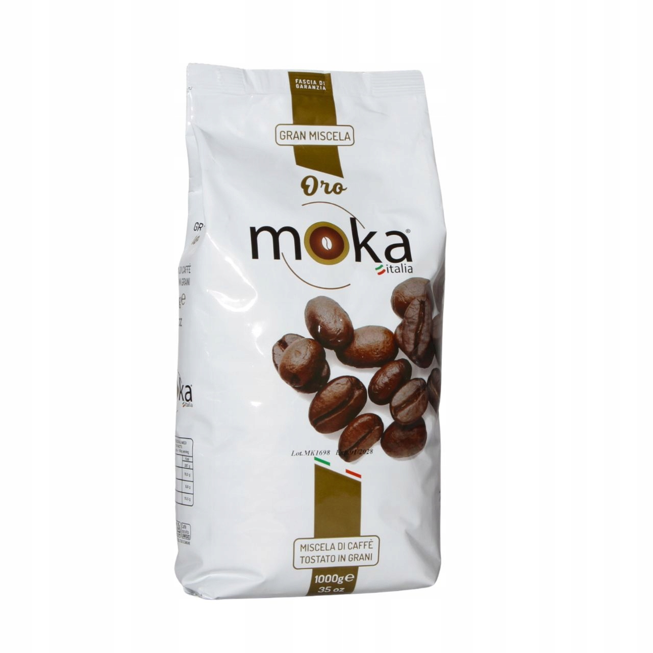 Moka Italia Kawa Ziarnista Oro 1kg