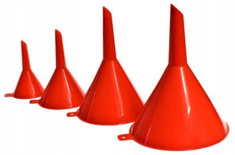 ZESTAW LEJKÓW 4 SZTUKI LEJEK DO WODY PALIWA Kod producenta 02303