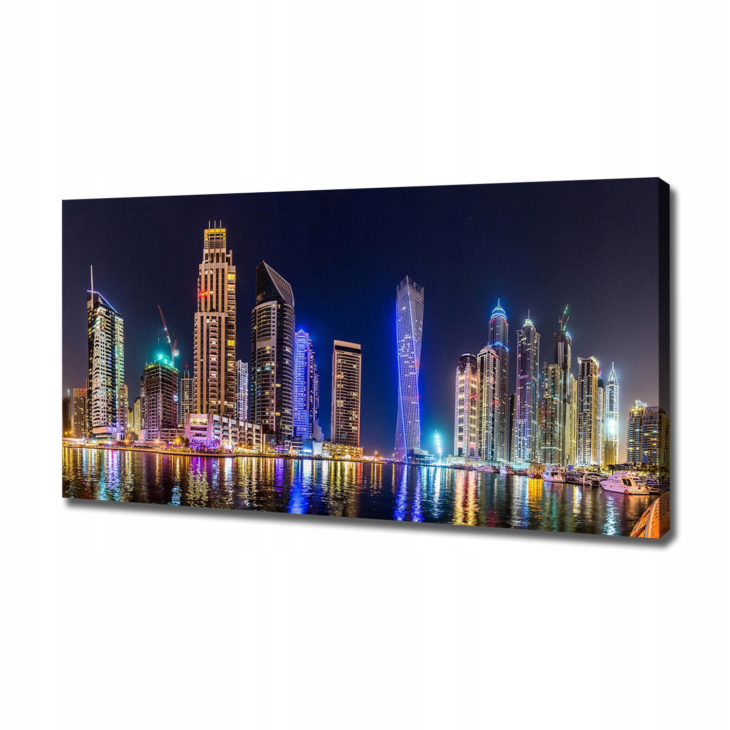 

Foto obraz canvas na ścianę Dubaj nocą 120x60 cm