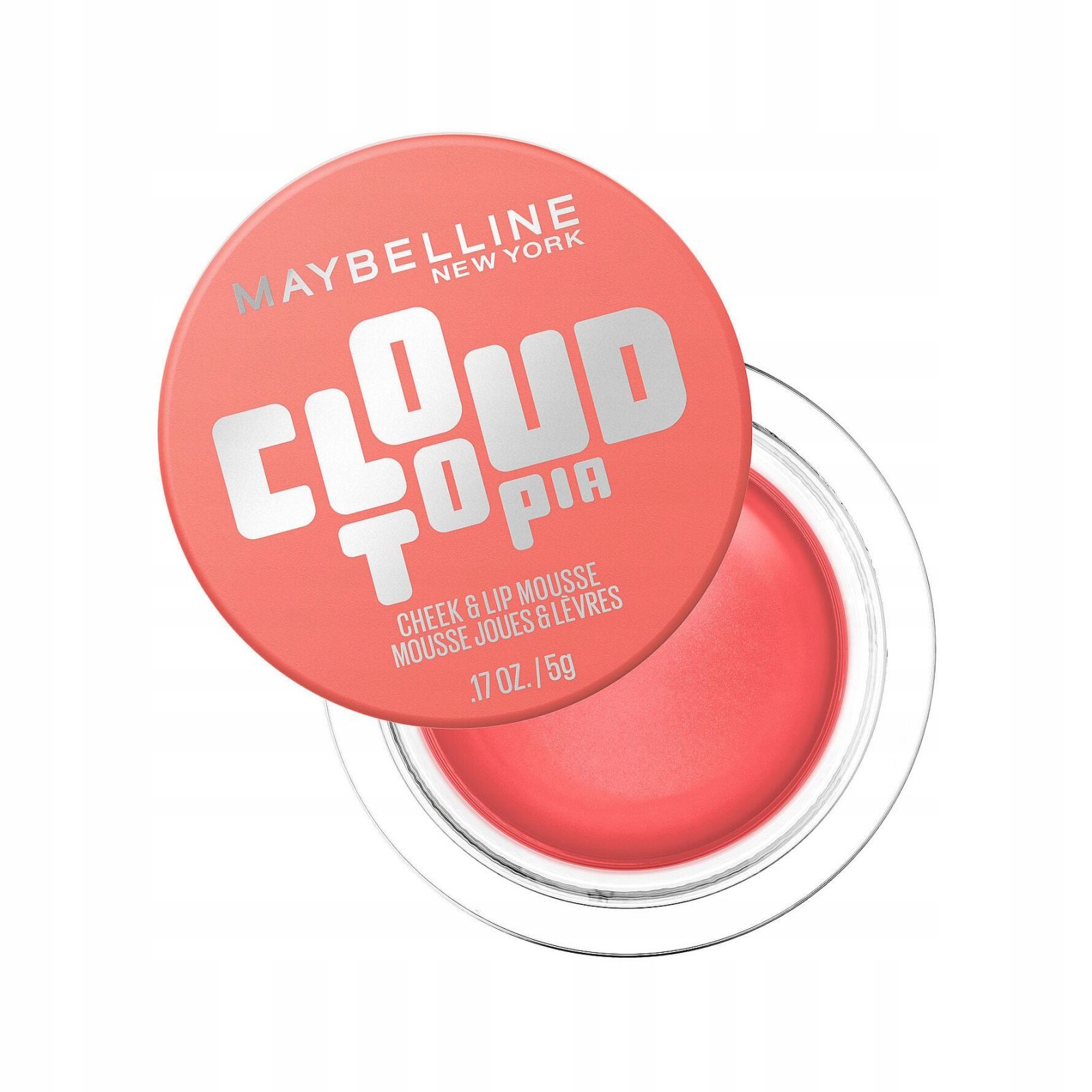 Maybelline Cloudtropia Cheek+lip Mousse Coral Illusion (Tvářenka a rtěnka v jednom odstín Coral Illusion)