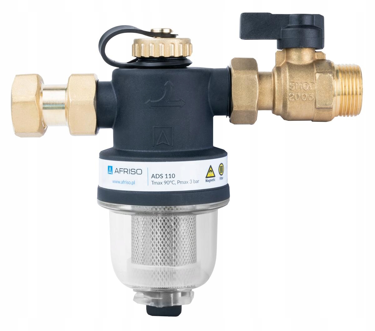 Magnetický filter 3/4" Ads 110 Afriso separátor nečistôt