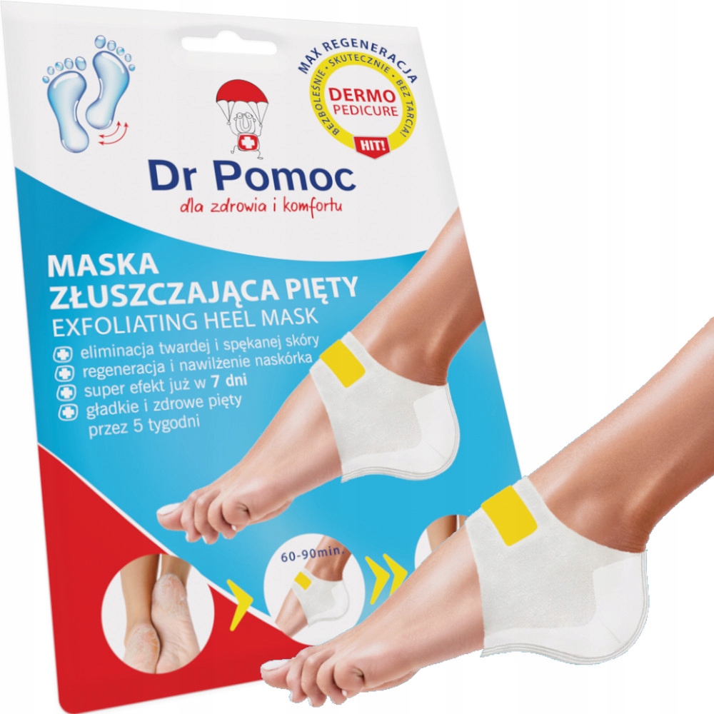 

Dr Pomoc Maska Złuszczająca Pięty Max Regeneracja