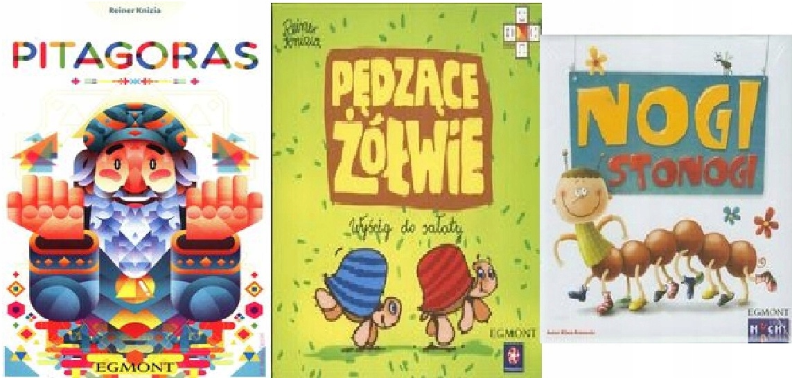 Pitagoras Knizia Reiner Pędzące żółwie Nogi Stonogi