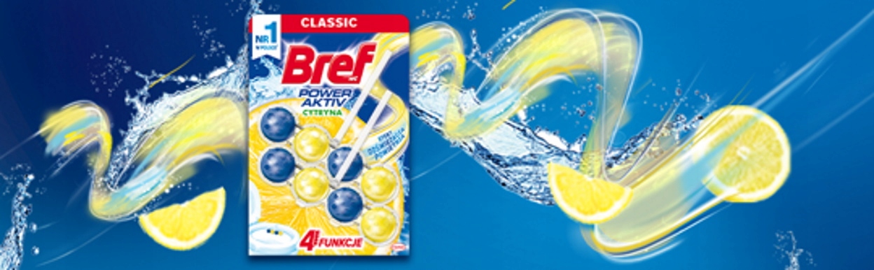 Bref Power Zawieszka WC Sosnowy Las 3x50g Postać zawieszka