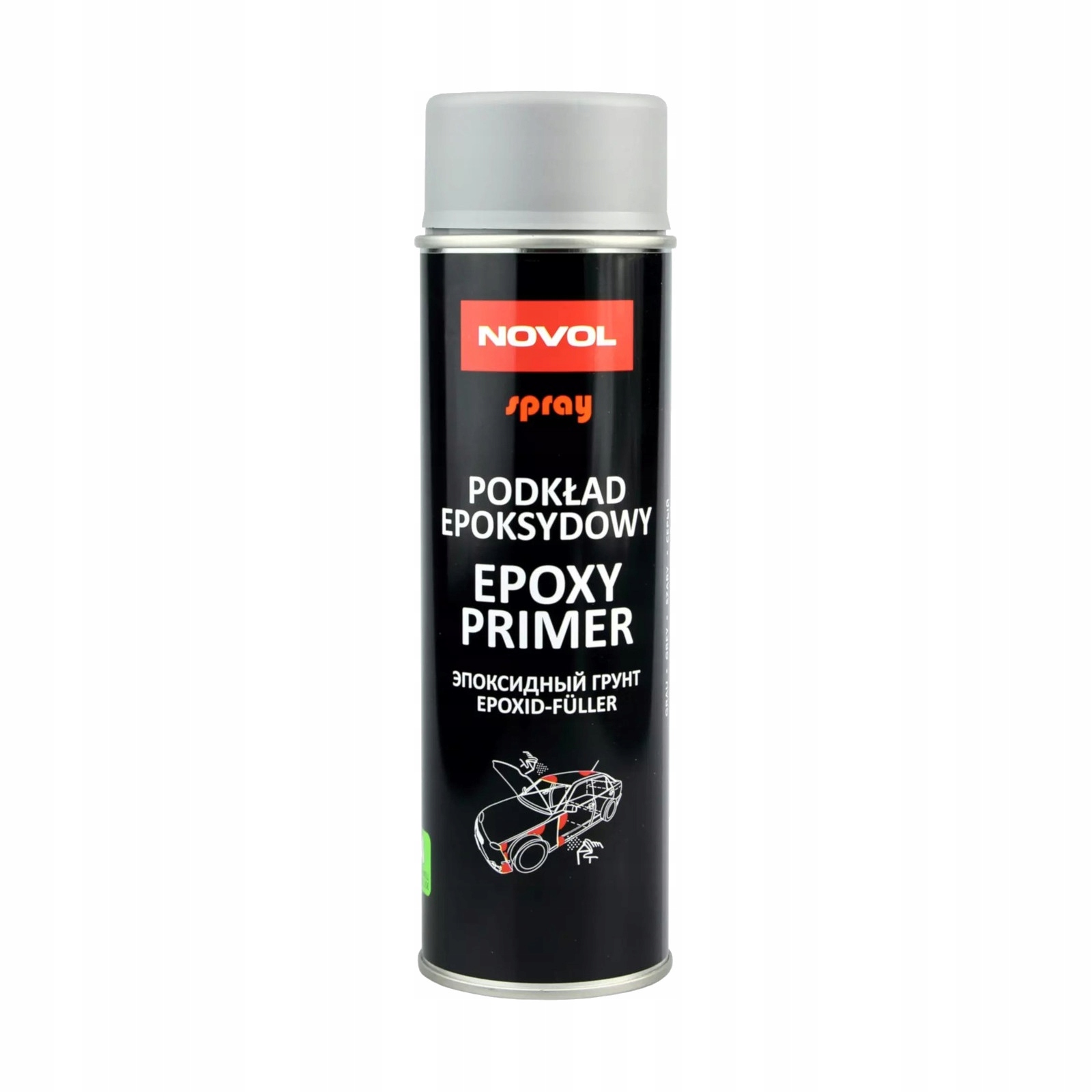 Novol Epoxy Primer 500 ml podkład epoksydowy spray szary