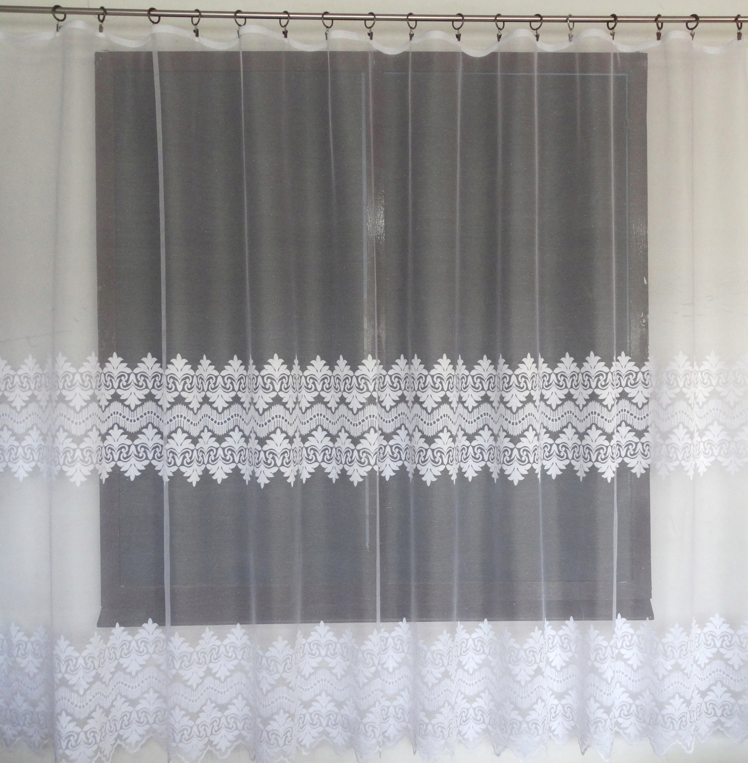 Mg Záclona 619/89 Bílá 410x180 hotová s páskou K