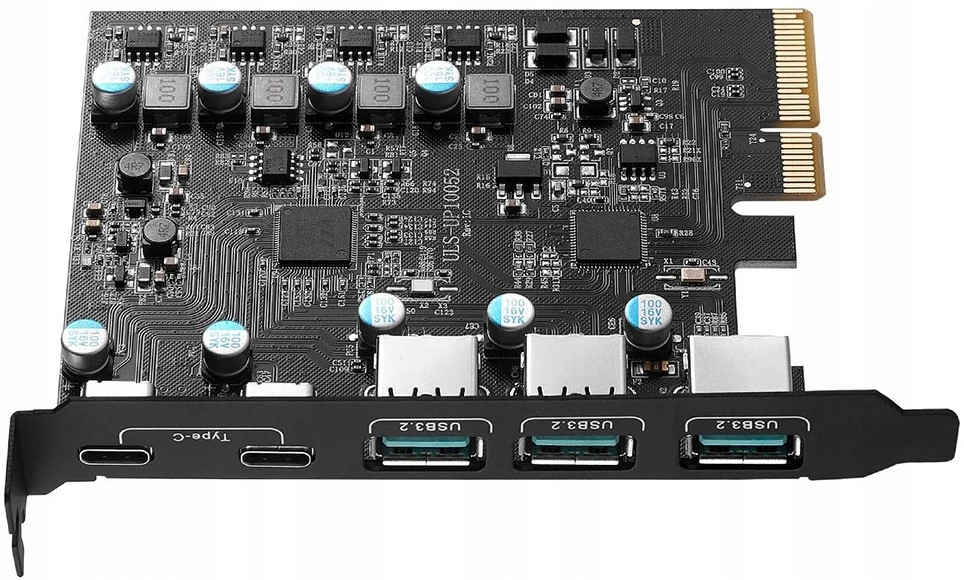 Rozšiřující karta – adaptér pro Pc Pci PCIe 3x Usb Gen.2 2x Usb-c