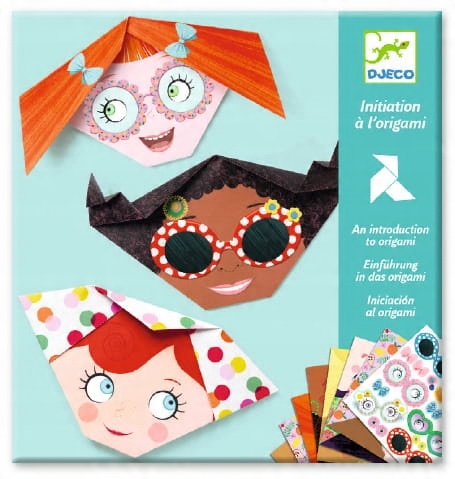 

Djeco Zestaw Origami z naklejkami Wesołe Twarze