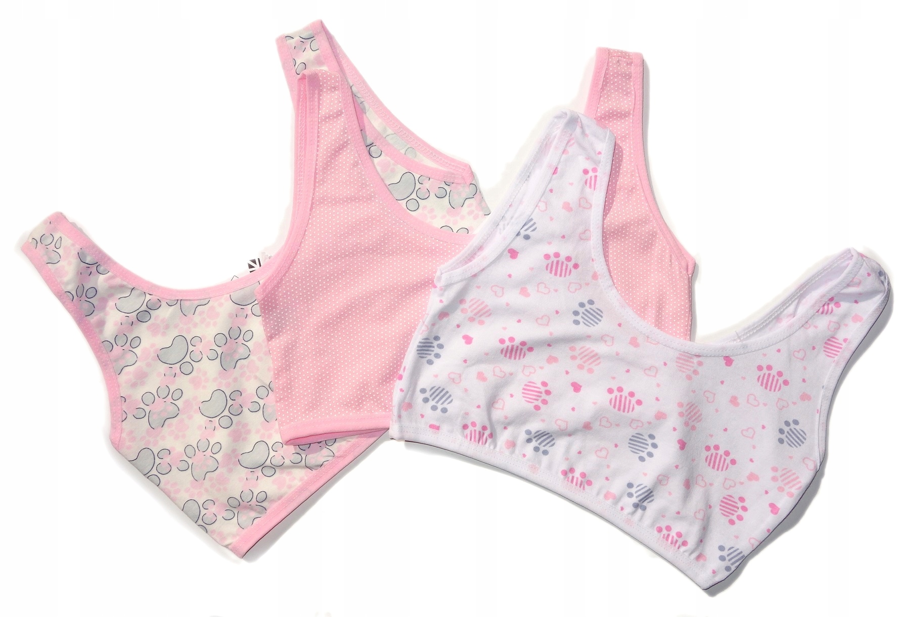

Top Dziewczęcy 3 Pack Stanik Zestaw 146