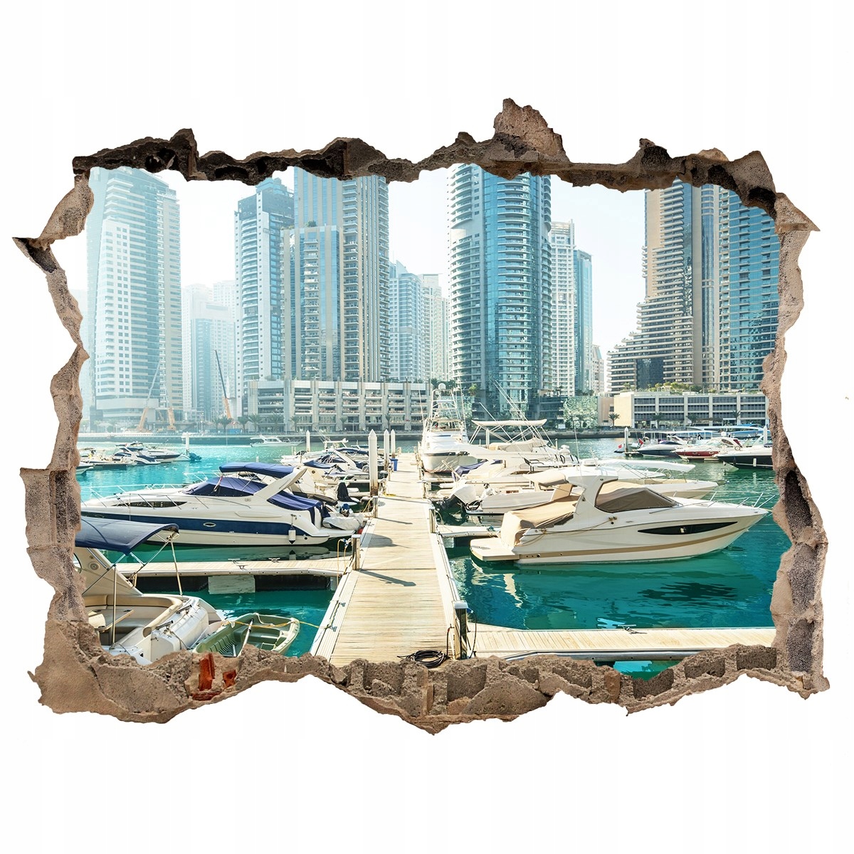 

Fototapeta dziura na ścianę Marina w Dubaju 120x81