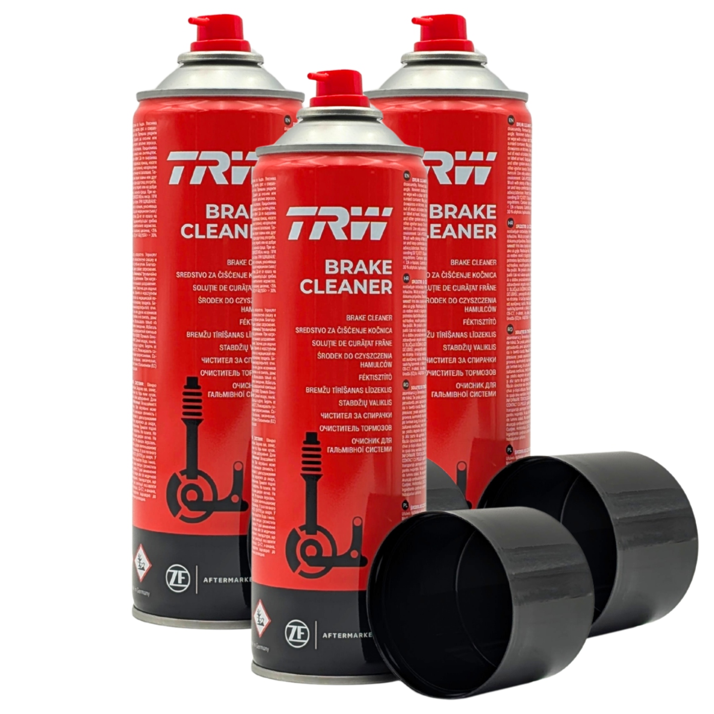 Zmywacz hamulcow tarcz hamulcowych uniwersalny Trw Brake Cleaner 500ml x3