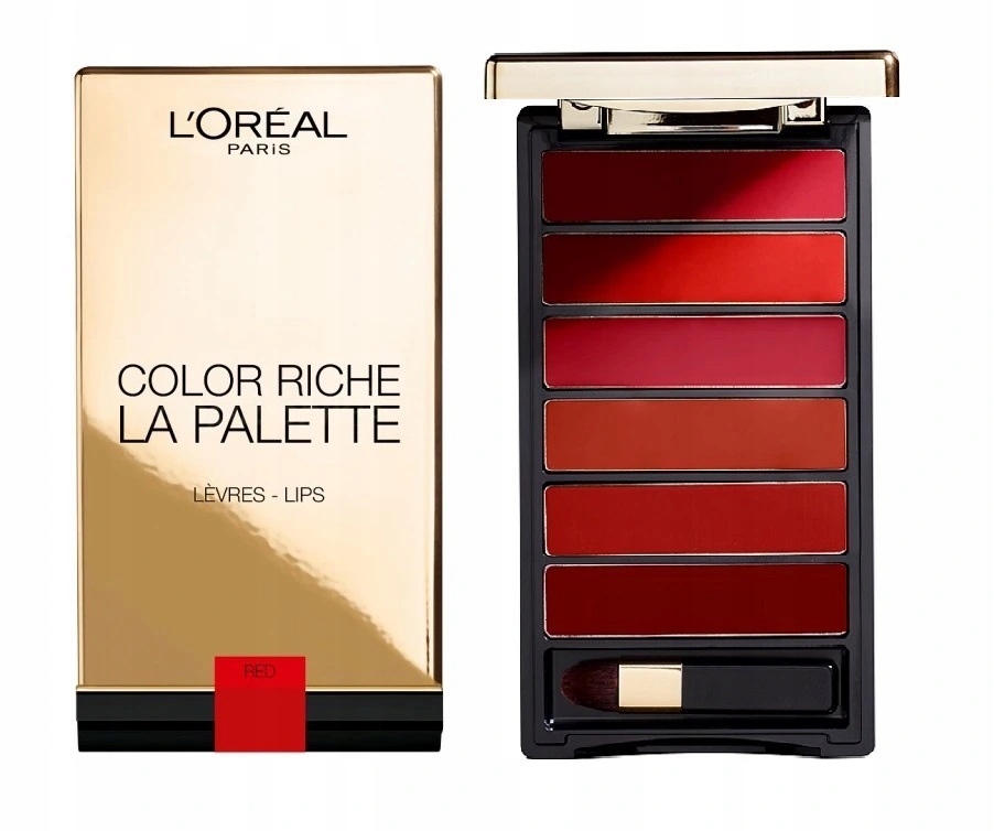 Loreal Color Riche La Palette Red Paleta rtěnek