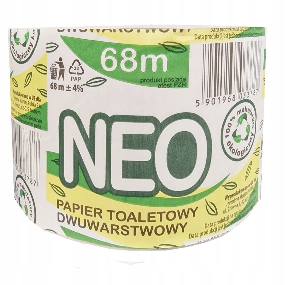 PAPIER TOALETOWY BEZZAPACHOWY NEO 544m ROLKA 2WAR Marka NEO