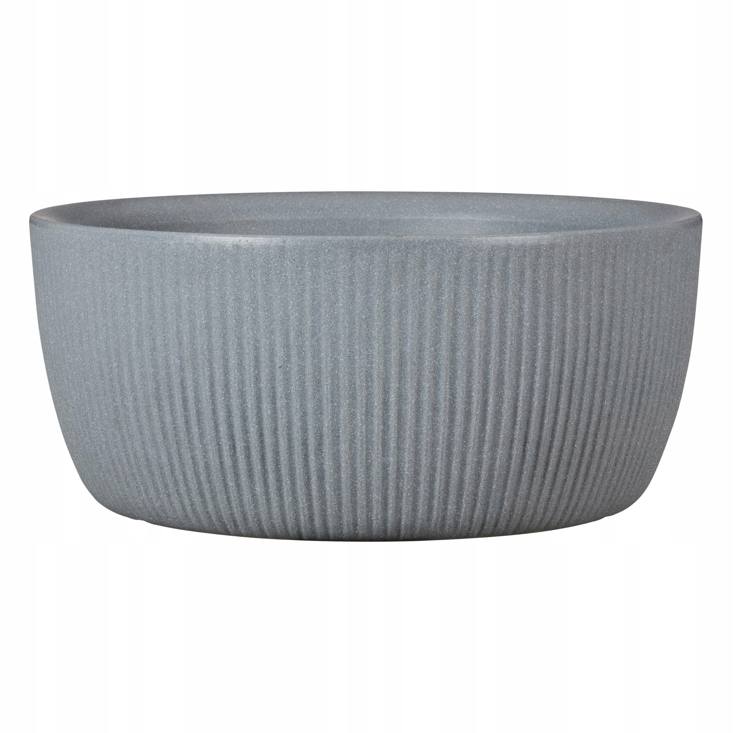 Květináč plastický šedý Scheurich 38,6 cm x 38,6 x 17,1 cm