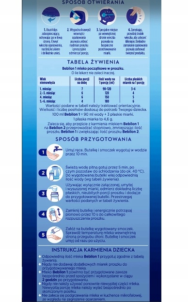 Bebilon 1 Pronutra Advance 4x 350g - 0-6 msc MLEKO EAN (GTIN) 5900852011344