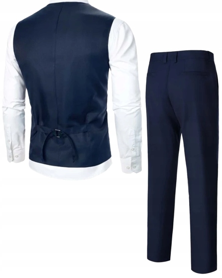 SHEIN MĘSKI KOMPLET SPODNIE Z KAMIZELKĄ XXL V5A Linia regular