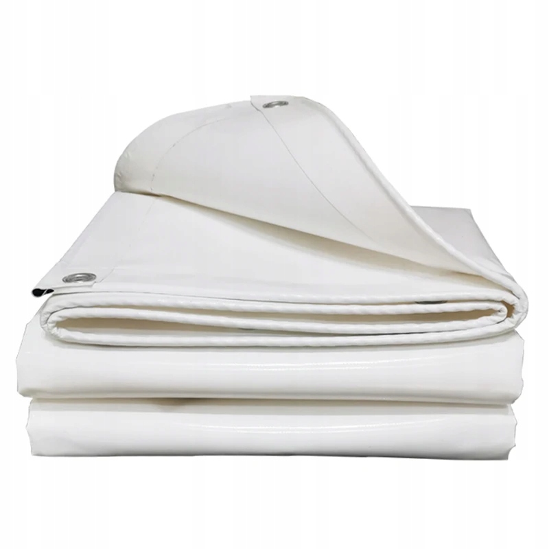 Plachta 8x10m 60g Bílá Vyztužená Silná Mrazuvzdorná Uv