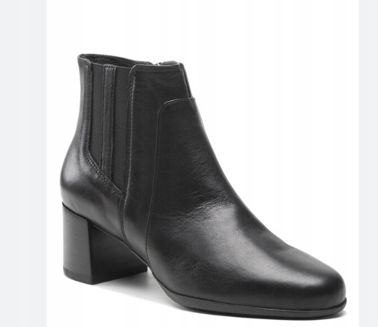 Geox N.annya Dámské Boty Kotníkové Boty Černé Kožené 40 Ž8I