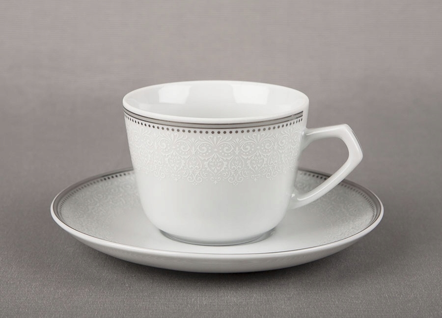 Sada 6 šálok 220 ml tanieriky Elsa