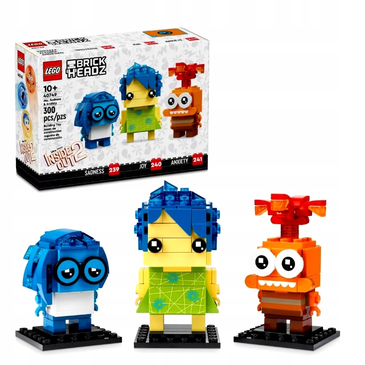 LEGO 40749 BrickHeadz - Radość, Smutek i Strach SUPER NOWOŚĆ