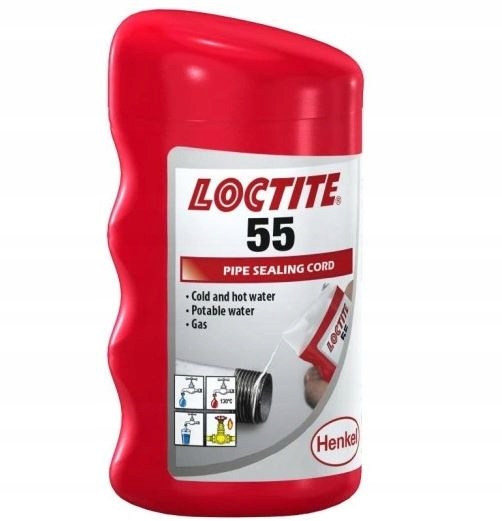 Loctite Nitka Pro Utěsnění Závitů Na Plyn A Vodu, Nit Balící, Páska Teflonová