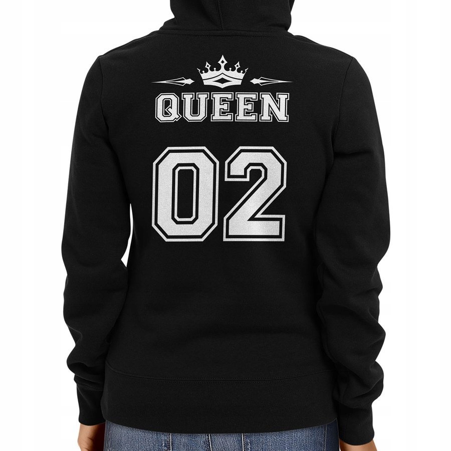 

Bluza na prezent dla niej - Queen, czarna 2XL