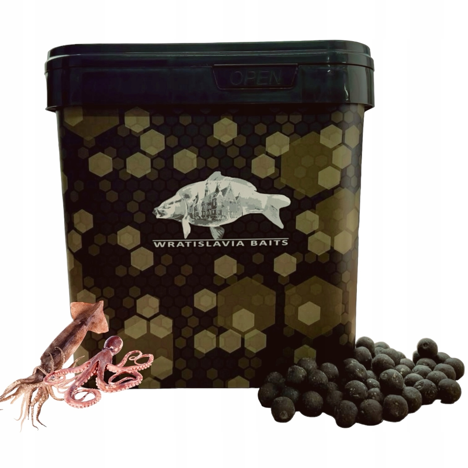 kulki proteinowe Kałamarnica Ośmiornica 18mm 10KG WIADR17L Wratislaviabaits