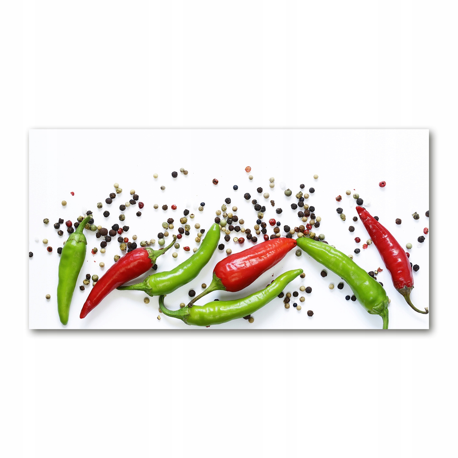 

Foto obraz szkło akryl Papryczki chilli 120X60 cm