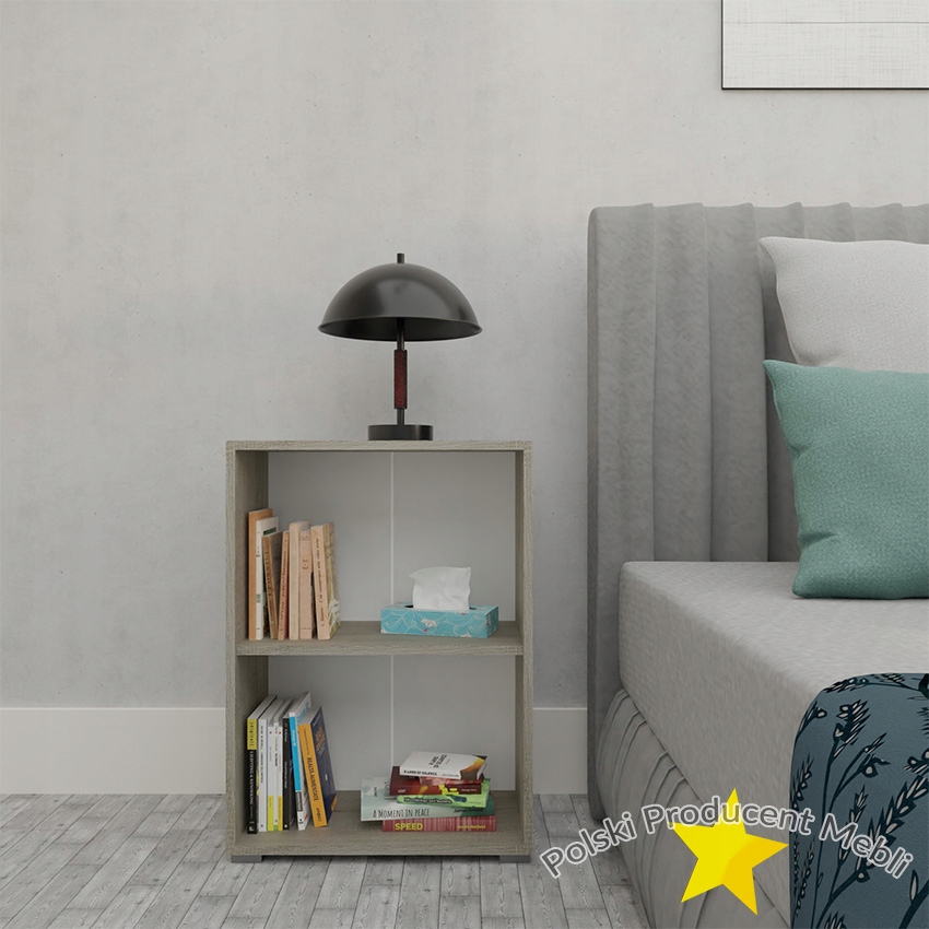 REGAŁ 60 KSIĄŻKI SEGREGATORY WENGE PŁYTA 18 mm Liczba półek 2