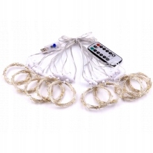 

Lampki Led kurtyna druciki 3x2m 200LED ciepły biał