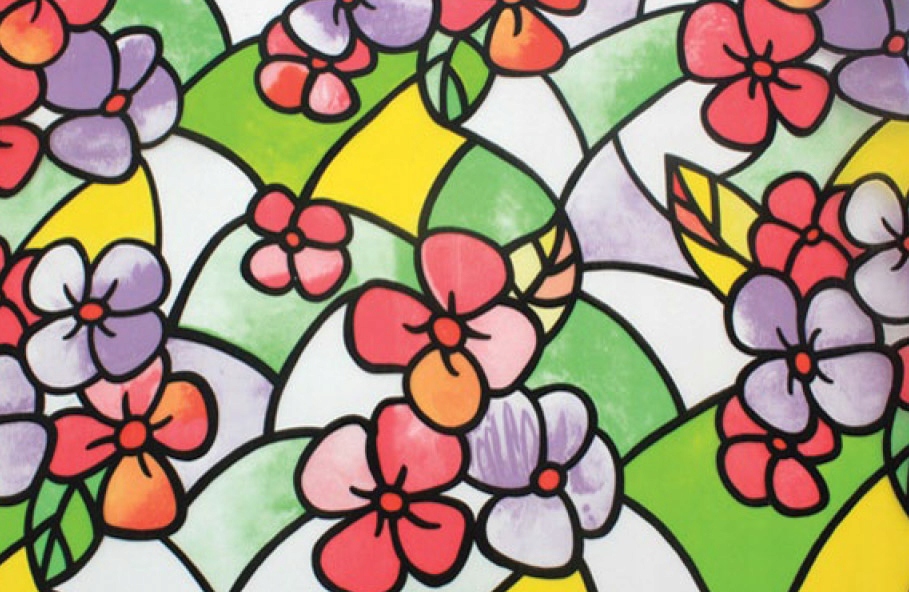 

Folia Statyczna Na Szybę 90x150 kwiatki