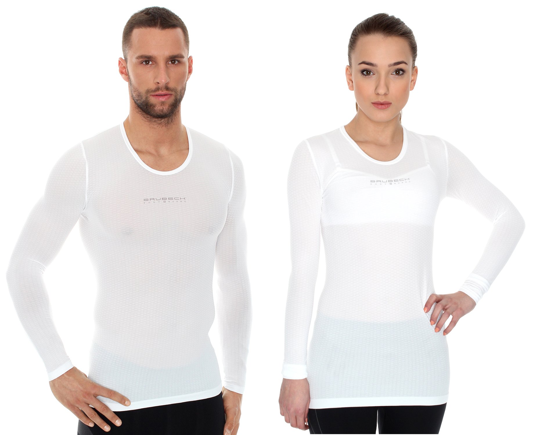 BRUBECK koszulka dł. UNISEX potówka LS10850 r XL Kolekcja LS10850