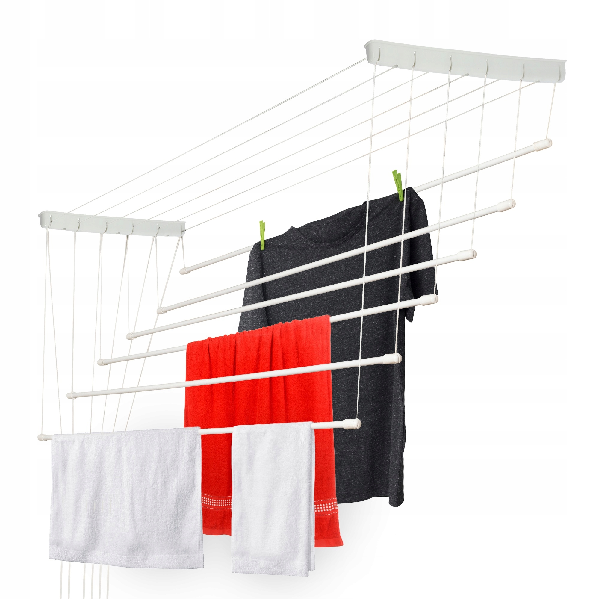 

Suszarka Sufitowa Pranie Łazienkowa 6 Prętów 110cm