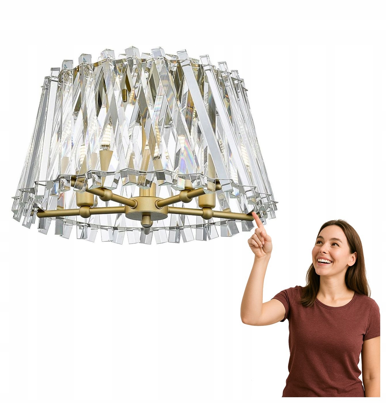 Stropná lampa Mirabell C0465-05K-V7V7 Zuma Line