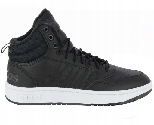 Boty Adidas Sportovní Nad Kotník Černé Vysoké Hoops GZ6679 Vel. 45 1/3