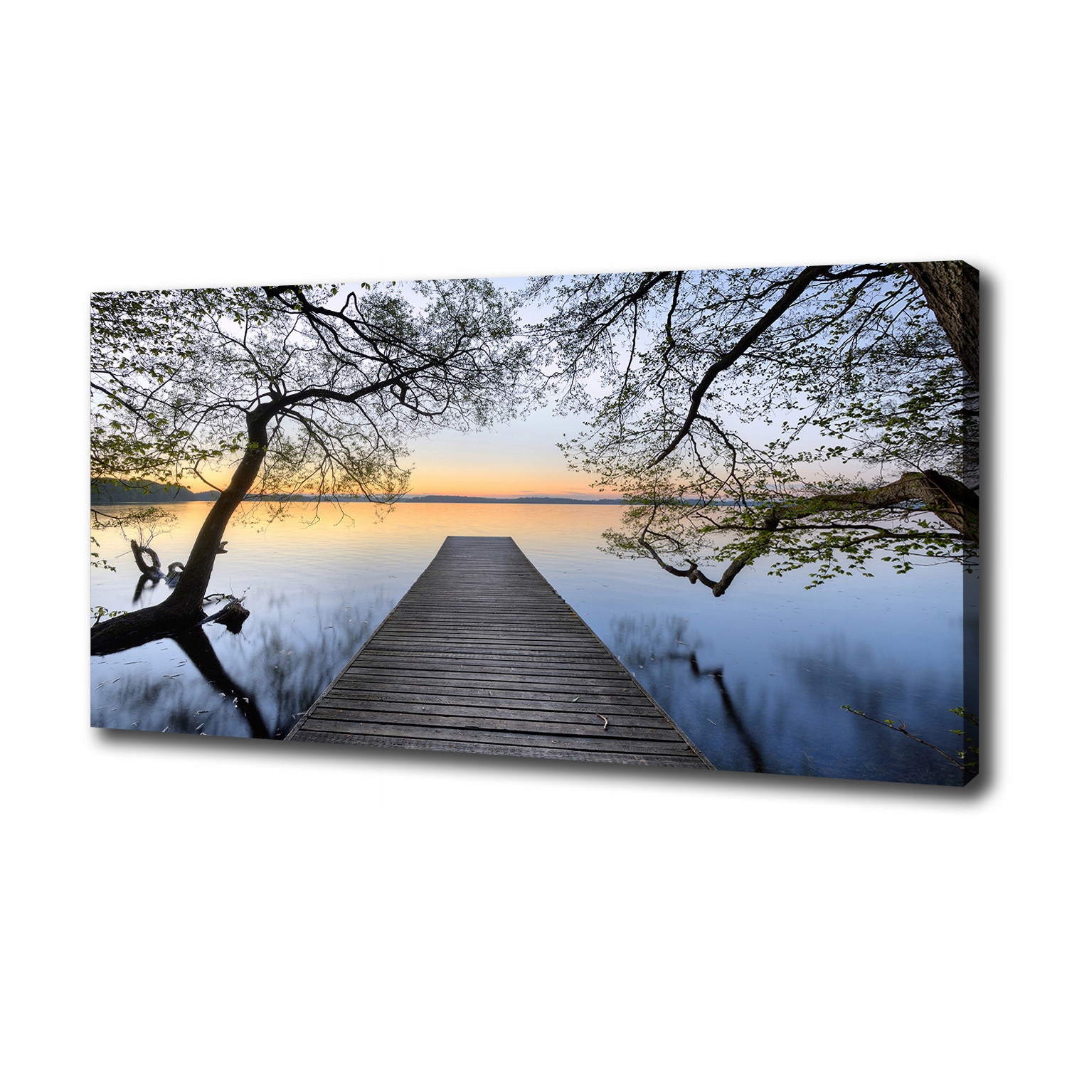 

Foto obraz na płótnie Molo nad jeziorem 100x50 cm