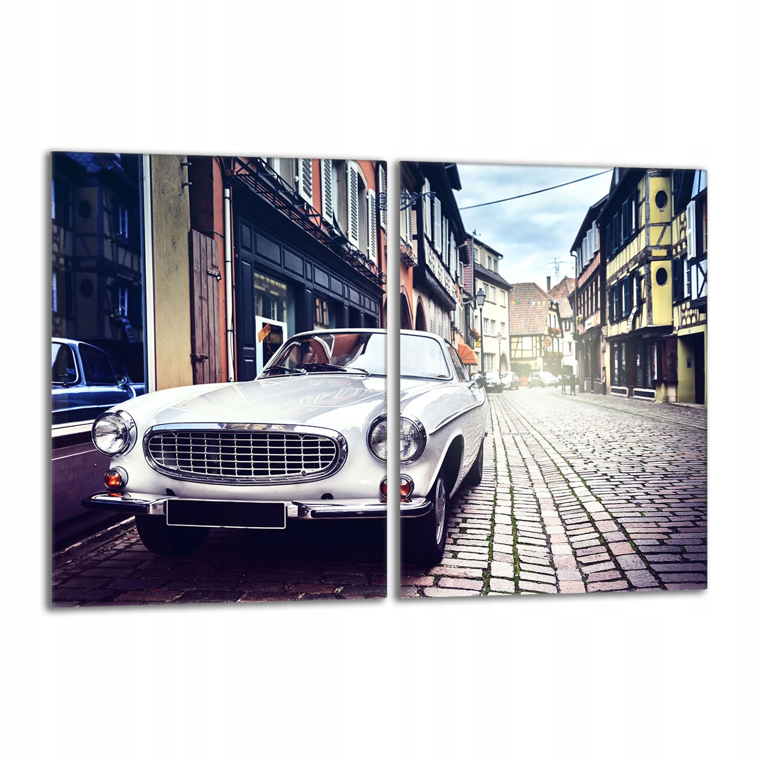 Skleněná ochranná deska na sporák 2x40x52 Auto do kuchyně