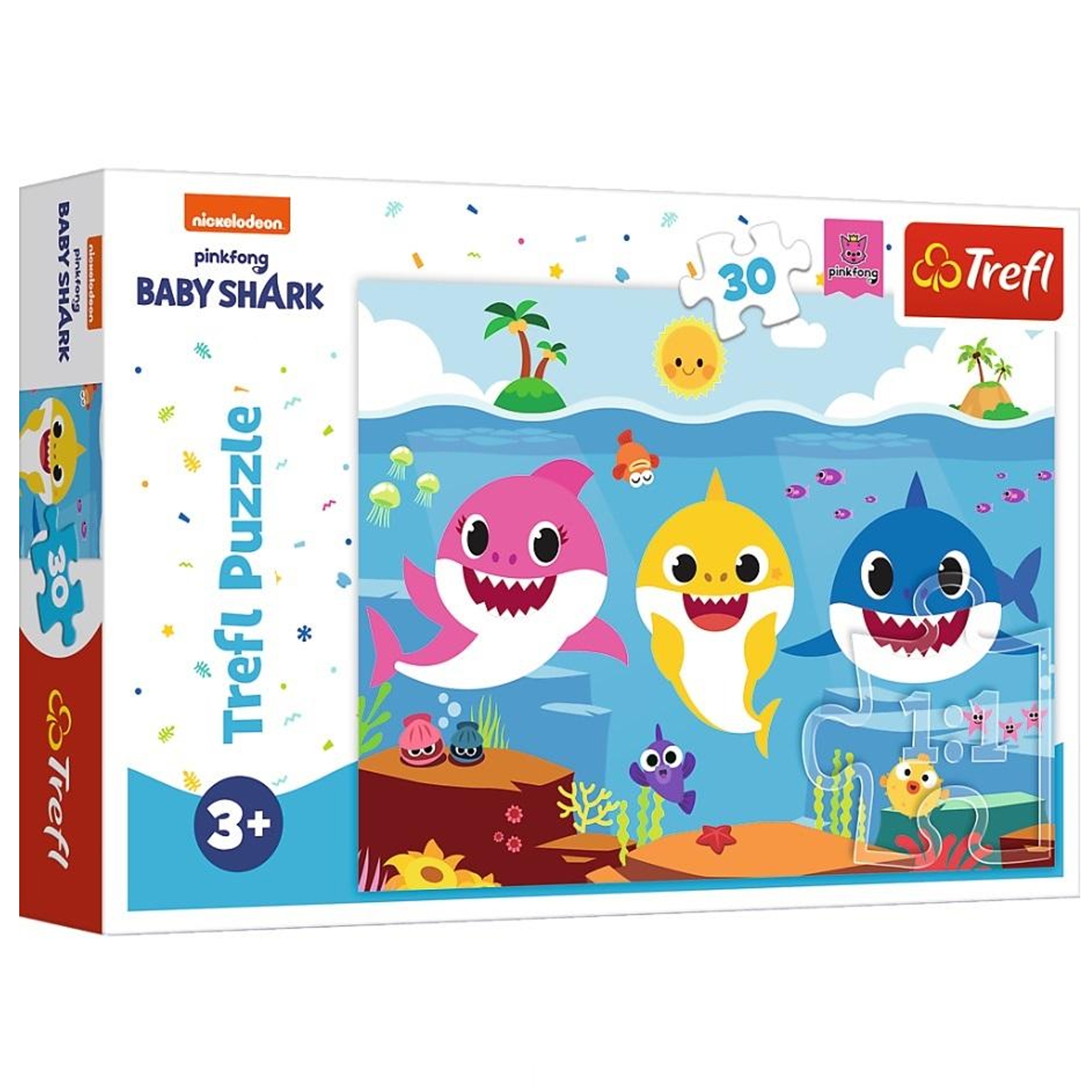 

Puzzle 30 Elem. Podwodny Świat Rekinów 18284 Trefl