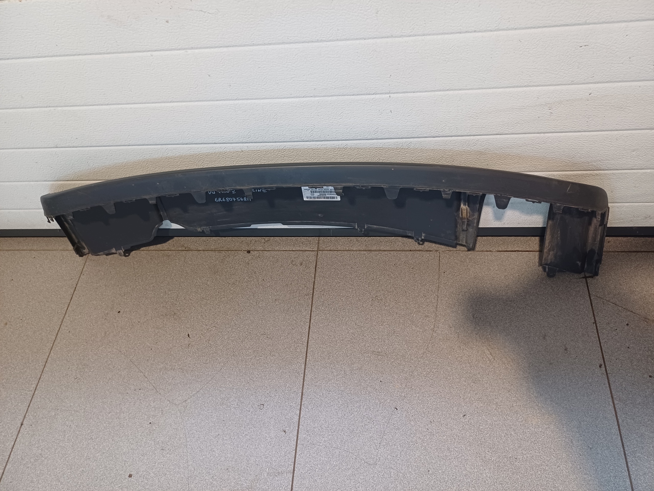 SPOILER der stoßstange heck VW POLO V R- LINE 6R6807568M
