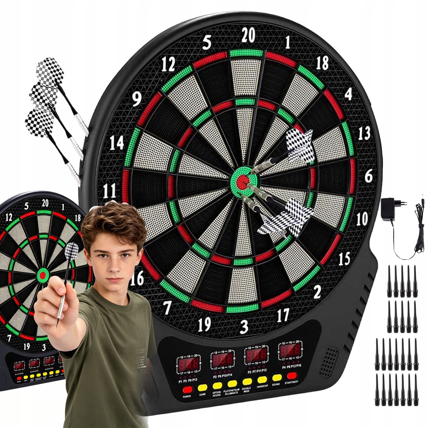 LCD Tarcza Elektroniczna Do Darta Z Automatycznym Naliczaniem Punktów