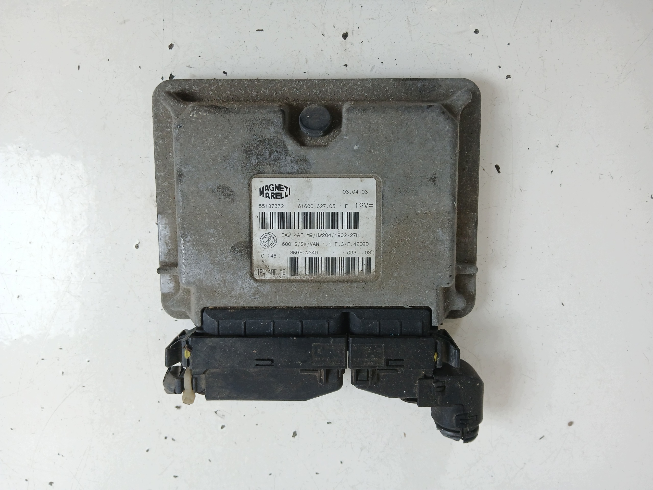 FIAT SEICENTO 1.1 control unit of the engine 55187372