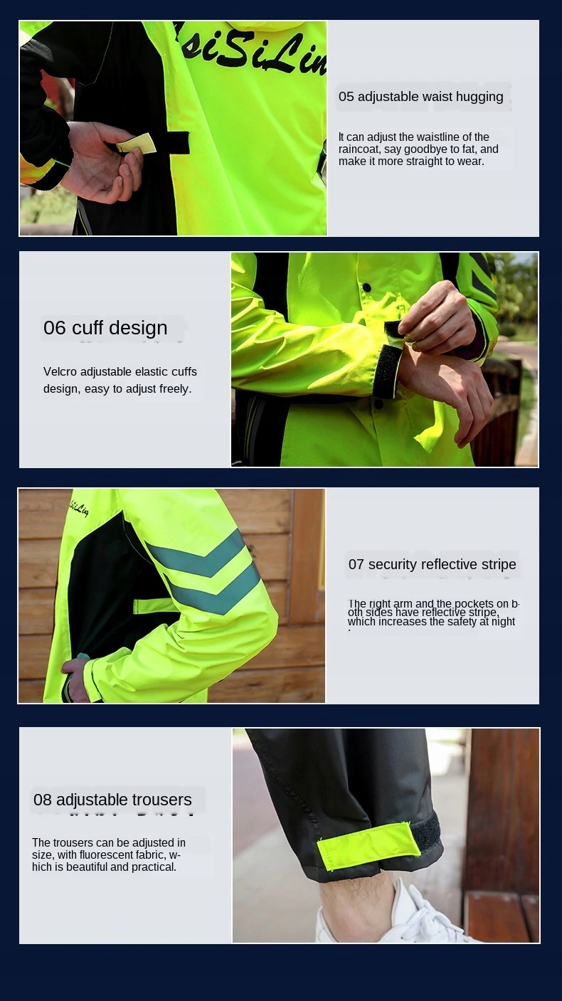 KOMBINEZON PRZECIWDESZCZOWY DESZCZAK MOTOCYKLOWY XL Rozmiar XXL