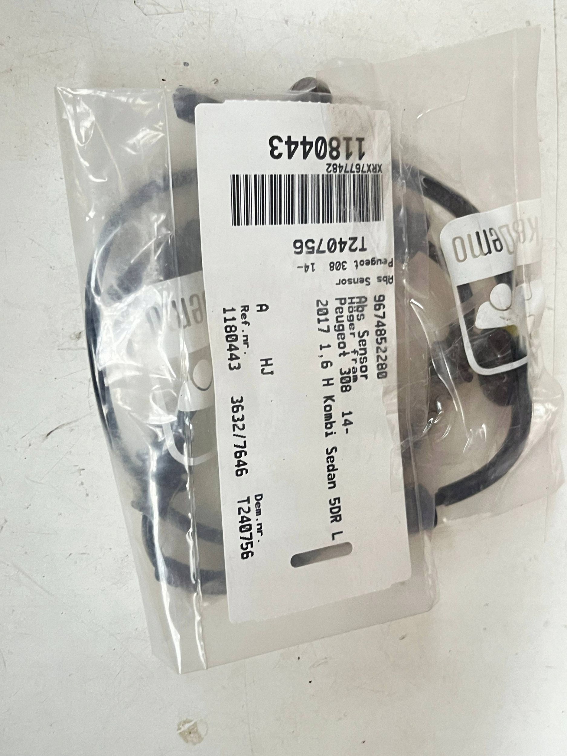 sensor PREDKOSCI wheels ABS PEUGEOT 308 9674852280 @A