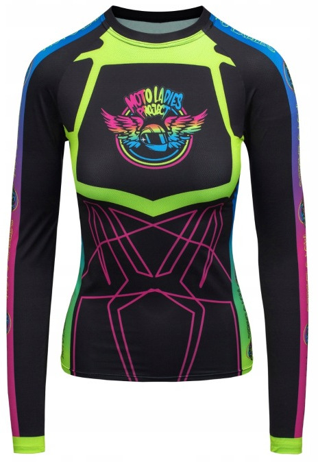 Moto Ladies Racing Fusion Termoaktívne Motocyklové Tričko Xs