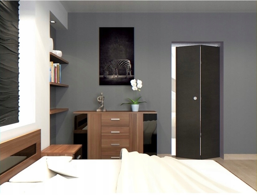 DRZWI SKŁADANE ŁAMANE - PRZESUWNE -EKO PEŁNE - VIP