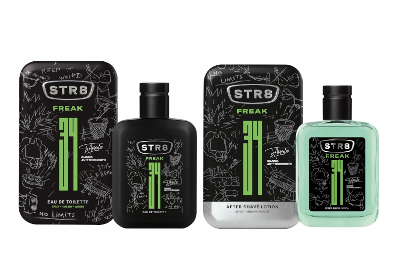 STR8 FREAK ZESTAW 2cz WODA EDT 100ml + WODA ASL 100ml