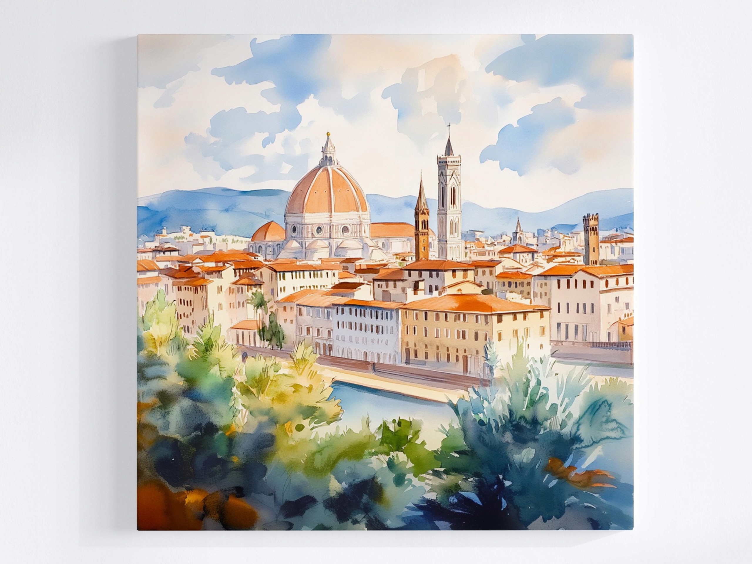 Obraz Na Plátně Canvas Město Itálie Florencie Toskánsko Katedrála 80x80
