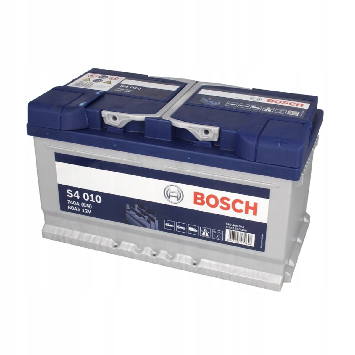 0 092 - Аккумулятор BOSCH S4 80Ah 740A P+