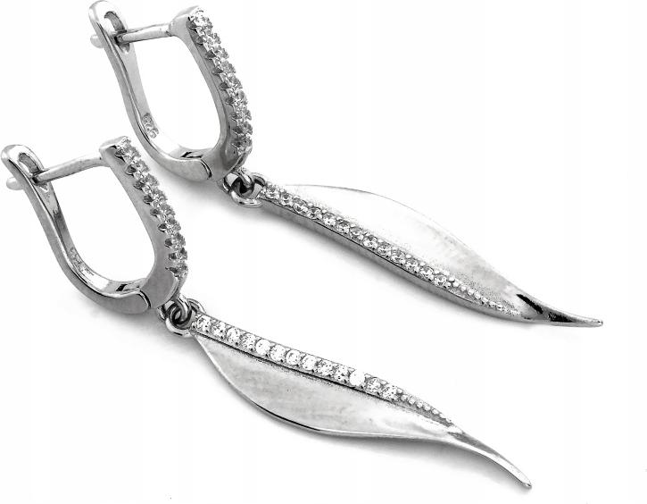 Stříbrné náušnice 925 jsou módní a jedinečné, ideální jako dárek k zavěšení s zirkonem